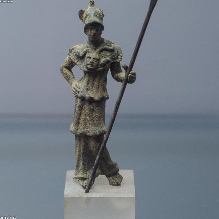 Sasanian Bronze Votive Figure